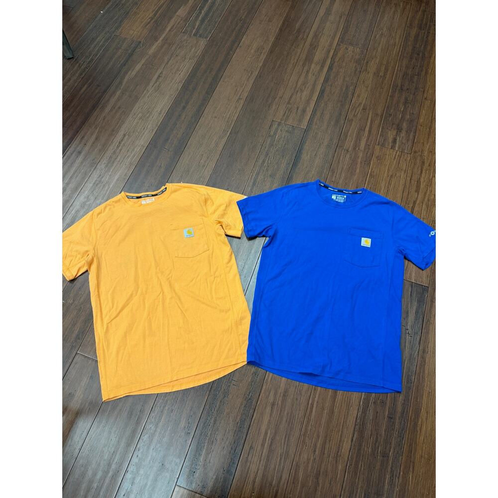 men's short-sleeve pocket t-shirts Carhartt Force LOT Small